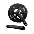Crankset 165mm for Shimano 12s + 58 carbon fiber / aluminum mono chain ring