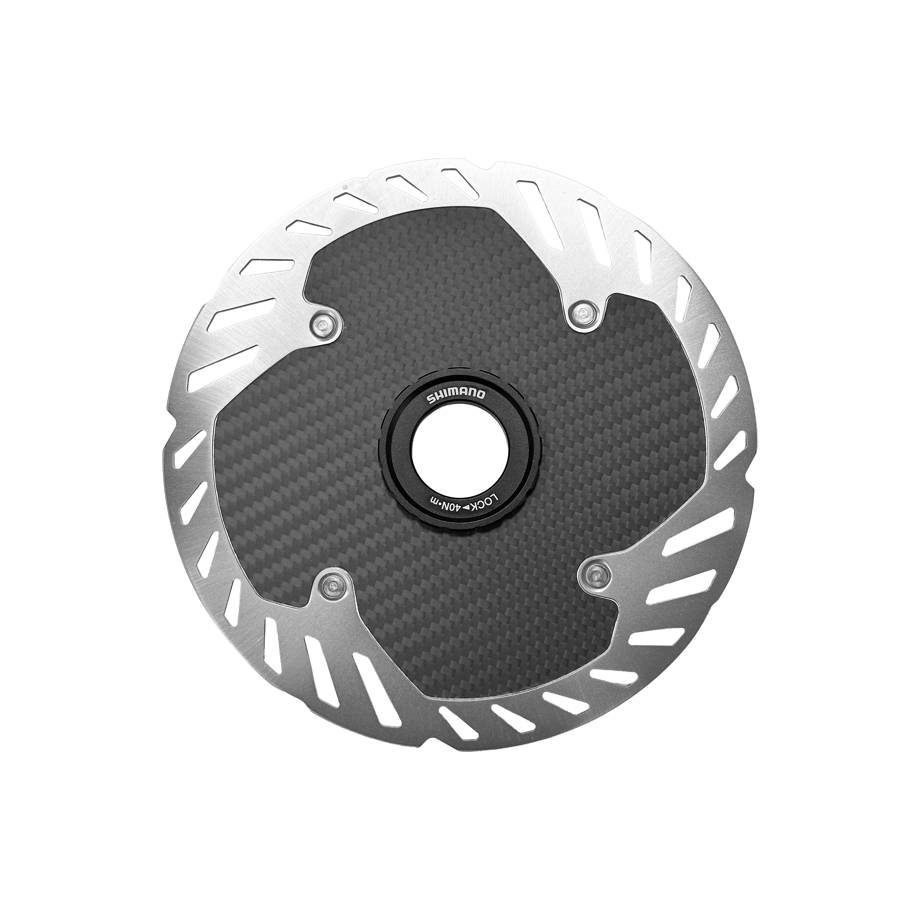Carbon Aero Rotor carbon fiber/steel disc brake for center lock 140 mm ...